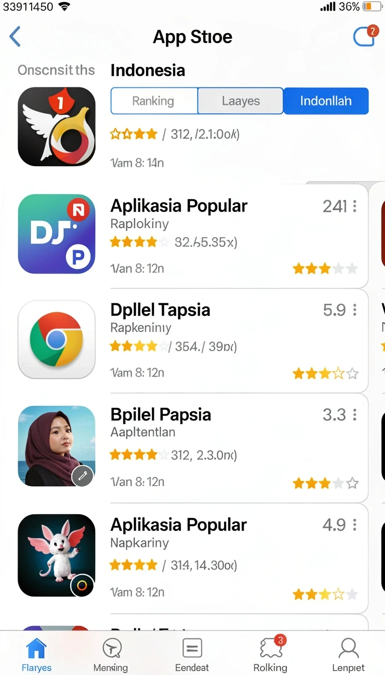Screenshot Review Aplikasi 7cone nomor 1